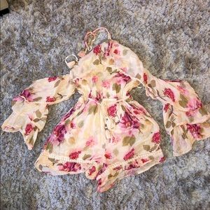 Shop Planet Blue Rahi Cali Romper Size XS in Pink